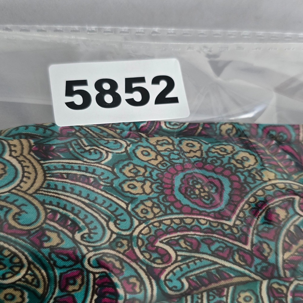 Karma Highway‎ Jumpsuit Woman One Size Paisley Print 100% Viscose Boho Festival - Picture 11 of 11